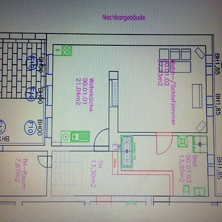 Apartmán Ruhige, Zentrale Naehe Park Sanssouci Postupim